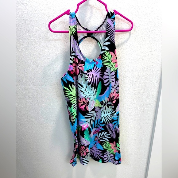 Other - Art Class Tropical Print Racerback Dress (Size M 7/8)
